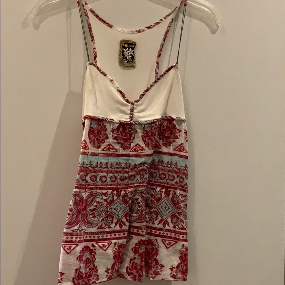 Free People colorful tank size 4